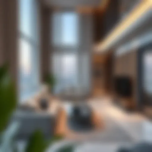 Elegant apartment interiors showcasing modern design in Malak Arjan