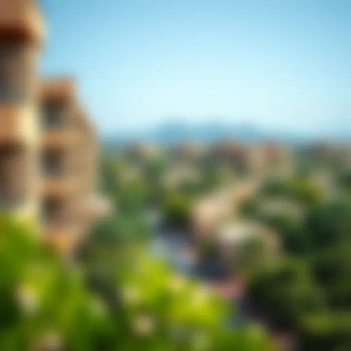 Scenic View of Malak Arjan Neighborhood Scenic view of Malak Arjan's neighborhood and greenery