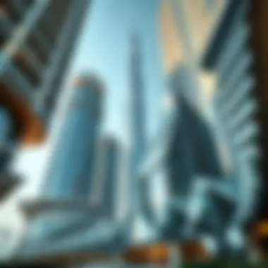 Architectural view of AG Tower in JLT