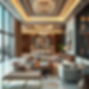 Interior design showcasing luxury in AG Tower