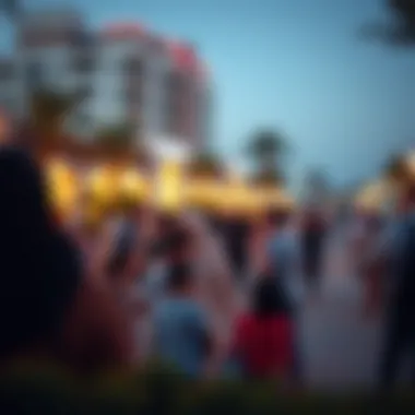 Community Engagement at Al Barsha Park A vibrant community event taking place at Al Barsha Park