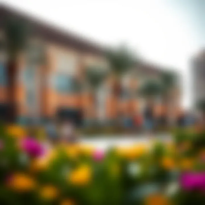 Leisure Activities in Al Barsha Park Families enjoying leisure activities in the recreational areas of Al Barsha Park