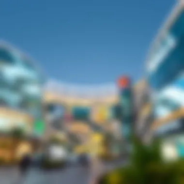 Economic impact graphic illustrating Al Bawadi Mall's contribution