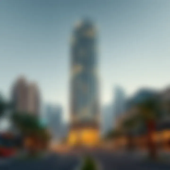 Exploring Investment Potential in Dubai Real Estate Investment opportunities around Al Dana Tower illustrating market potential