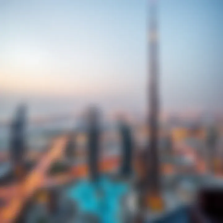 Breathtaking Views from Al Dana Tower Panoramic view of Dubai skyline from Al Dana Tower