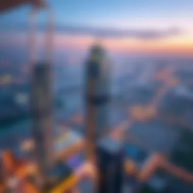 Strategic Location: Al Moosa Tower 2 in Dubai Aerial view highlighting the strategic location of Al Moosa Tower 2