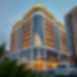Luxurious exterior view of Al Nahda Canary Building 1