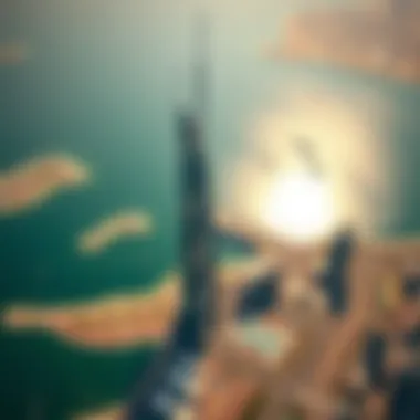 Strategic Location of Al Reem Island Aerial view highlighting the strategic location of Al Reem Island