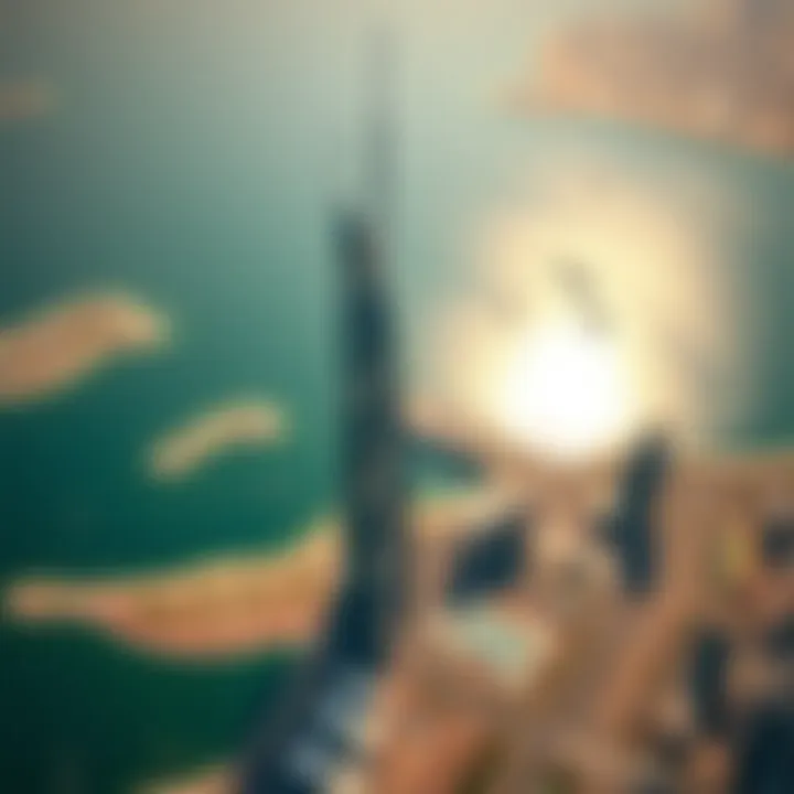 Strategic Location of Al Reem Island Aerial view highlighting the strategic location of Al Reem Island