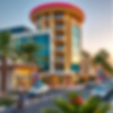 Vibrant Amenities in Al Rigga Neighborhood Vibrant Al Rigga neighborhood with city amenities