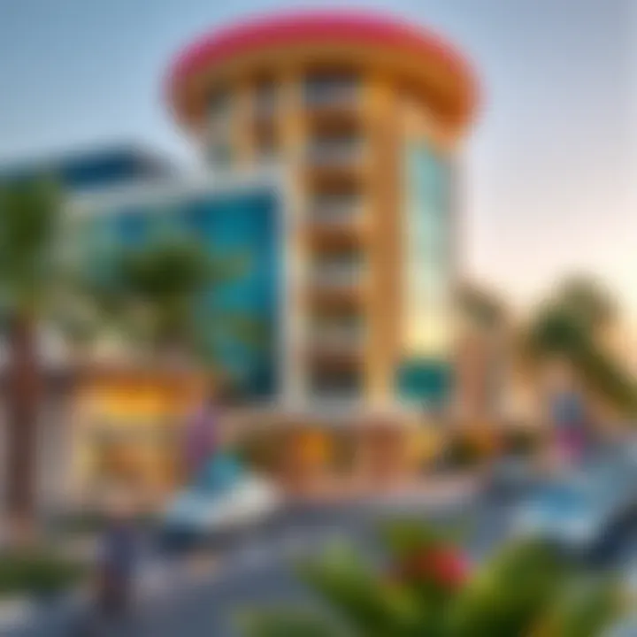 Vibrant Amenities in Al Rigga Neighborhood Vibrant Al Rigga neighborhood with city amenities