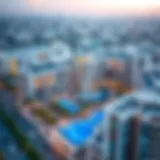 Aerial view of Al Telal 5 showcasing its modern architecture