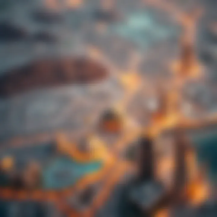 Strategic Location of Al Waraqa Map highlighting Al Waraqa’s strategic location within Dubai