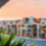 Scenic view of Al Waraqa neighborhood showcasing modern architecture