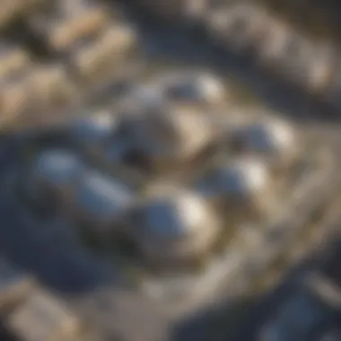 Innovative Architecture of Al Wasl Hub Aerial view of Al Wasl Hub showcasing its innovative architecture