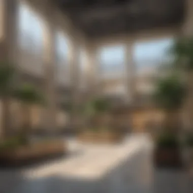 Modern Amenities Inside Al Wasl Hub Interior shot highlighting modern amenities in Al Wasl Hub