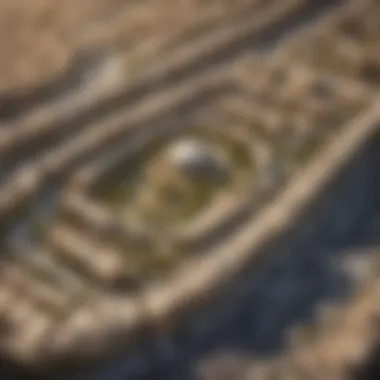 Aerial Perspective of Al Wasl Muhaisnah Aerial view of Al Wasl Muhaisnah showcasing its unique layout and development