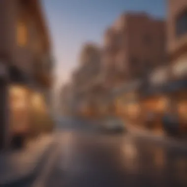 Vibrant Streets of Al Wasl Muhaisnah Street scene in Al Wasl Muhaisnah highlighting local architecture and vibrant community life