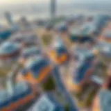 Aerial view of Alghadeer showcasing modern developments