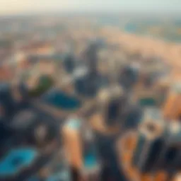 Aerial view of Dubai's skyline showcasing Binghatti's architectural contributions