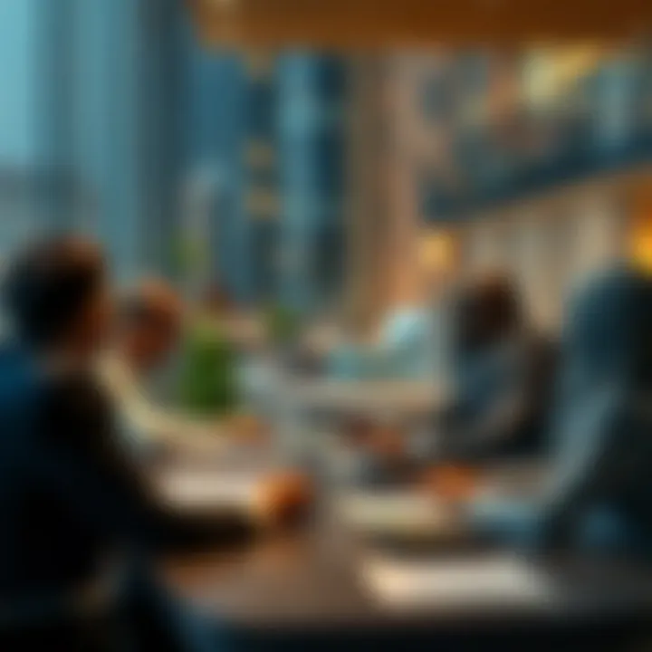 Strategizing Investments in Real Estate Business meeting discussing investment strategies