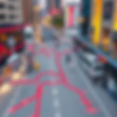 Route Map of the Red Line Metro in Dubai Red Line Metro Route Map