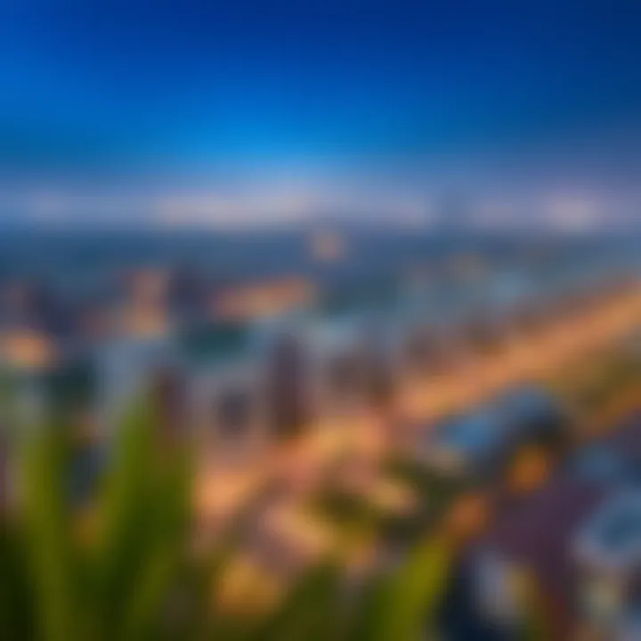 Aerial view of Arjan Al Barsha South 3 showcasing residential and commercial properties.