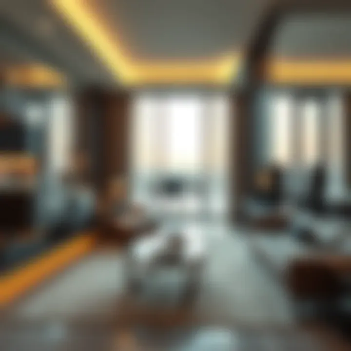 Luxury Living in Abu Dhabi Modern apartment in Abu Dhabi showcasing luxury living