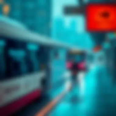 Transportation Options in Abu Dhabi Public transportation in Abu Dhabi with bus and metro services