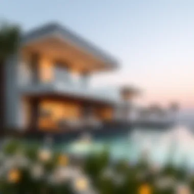 Modern Elegance by the Shore Stunning beachfront villa with modern architecture