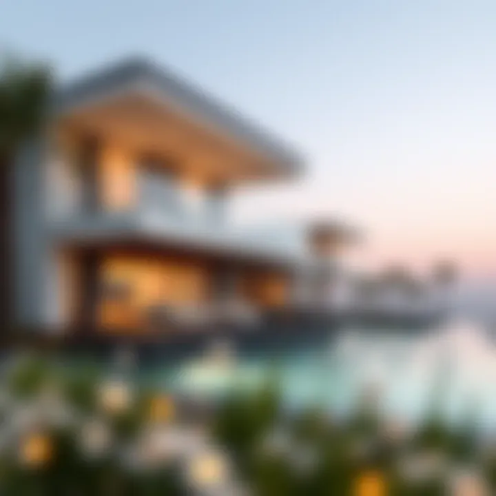 Modern Elegance by the Shore Stunning beachfront villa with modern architecture