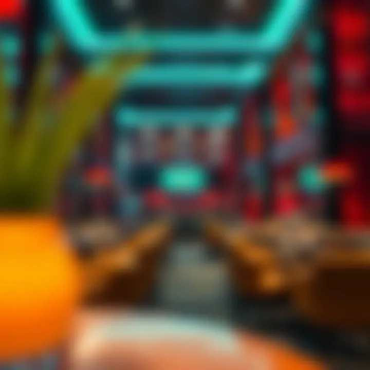 Vibrant Football Lounge Atmosphere Vibrant football lounge atmosphere