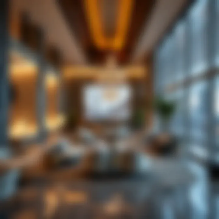 Interior Amenities of Bloom Towers Interior amenities of Bloom Towers, illustrating luxury living spaces and community areas