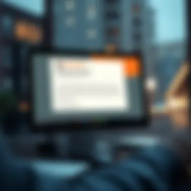 A positive online review and feedback displayed on a computer screen.