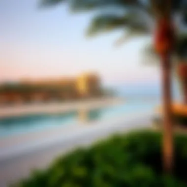 The stunning beachfront at Bulgari Resort Dubai