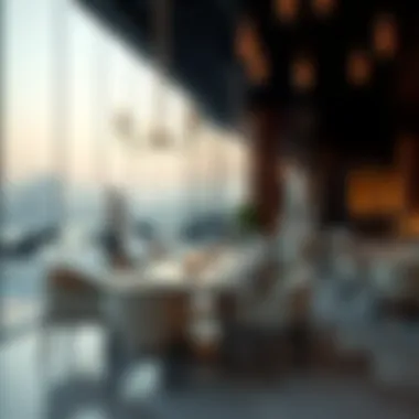 Bulgari Resort Dubai's elegant dining area with exquisite decor