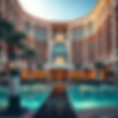 Stunning exterior view of Bulgari Resort Dubai showcasing architectural excellence