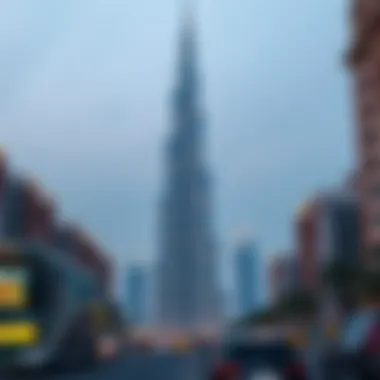 Illustration of Burj Al Shamsa with investment insights