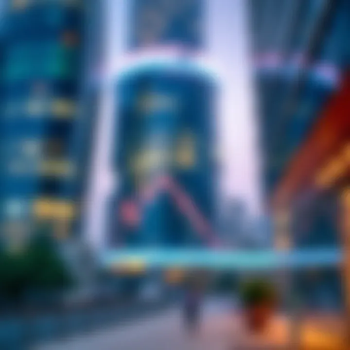 Understanding Market Trends in Dubai A close-up of a financial graph indicating market trends