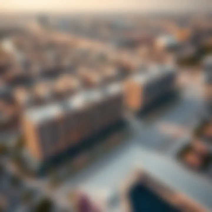 Aerial View of Bvlgari Residences A stunning aerial view of Bvlgari Residences and its surroundings