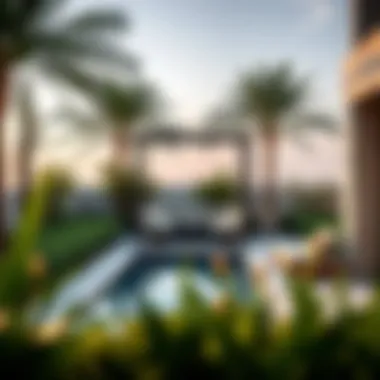 Serene outdoor spaces in Casa by Damac