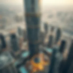 Aerial view of Citygate Tower showcasing its grandeur