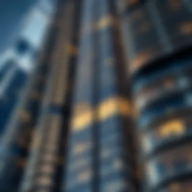 Architectural Details of Citygate Tower Close-up of the architectural details of Citygate Tower