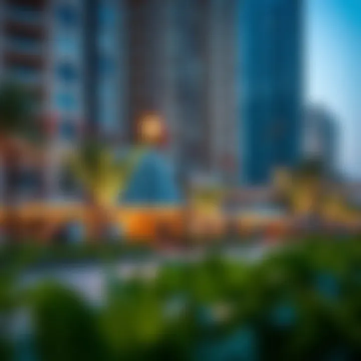 Community Lifestyle in Jumeirah Lake Towers Vibrant community lifestyle in Jumeirah Lake Towers with parks and dining options