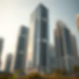 A modern skyscraper developed by Condor Developers in Dubai