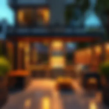 Modern Design for Outdoor Barbecue Areas Stylish outdoor barbecue area with modern design