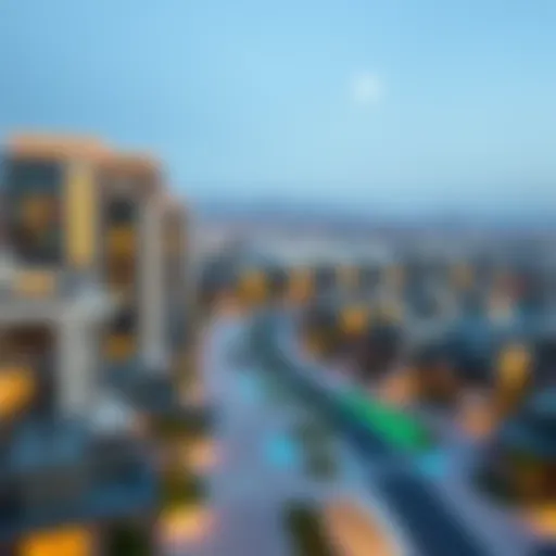 Stunning view of Damac Hills 2 Akoya community