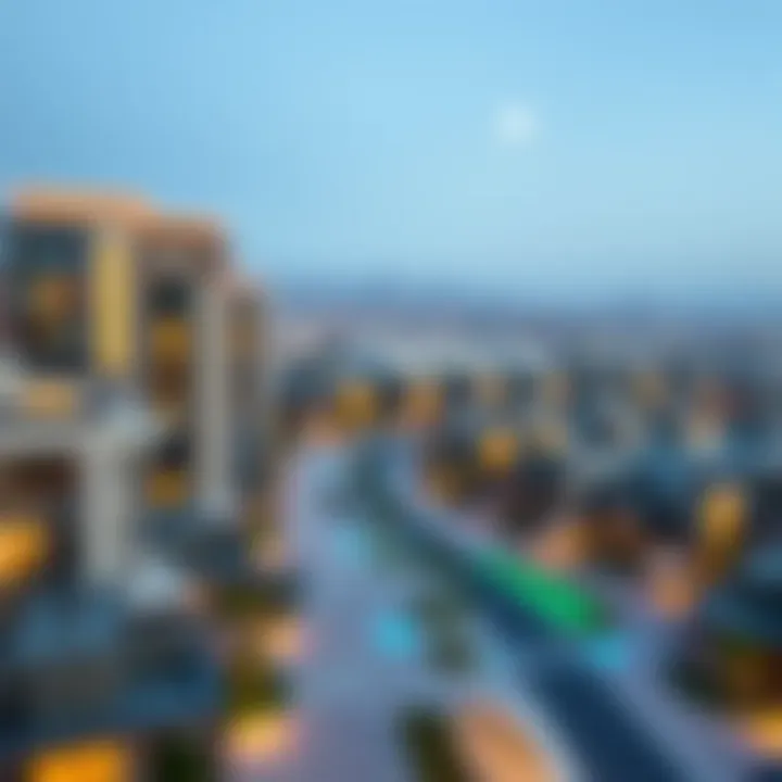 Breathtaking Perspective of the Community Stunning view of Damac Hills 2 Akoya community