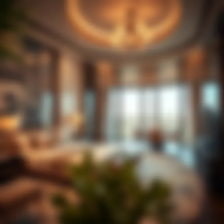 Exquisite Suite Design at Damac Maison Luxurious suite interior at Damac Maison