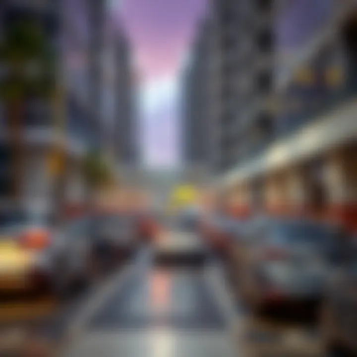 Designated RTA Parking Area Cars parked in a designated RTA area